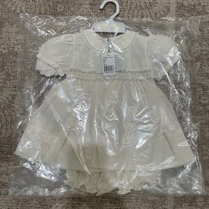 Feltman Brothers Ivory Dress with Bloomers 3m